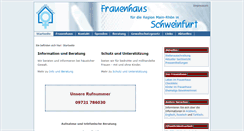 Desktop Screenshot of frauenhaus-schweinfurt.de